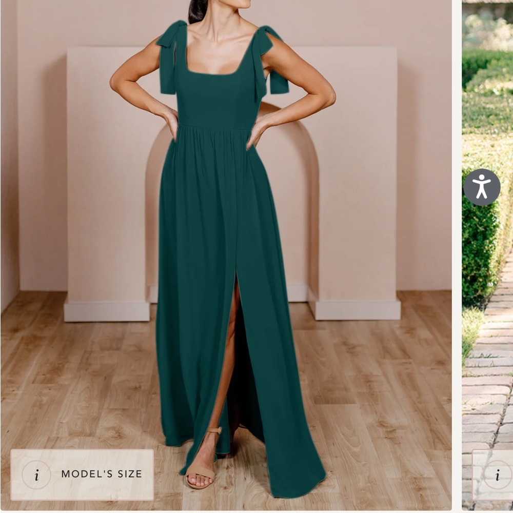 Revelry Green Bridesmaid dress
